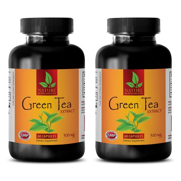 Slimming Green Tea - Green Tea Extract 300mg - Herbal Capsules - 2B