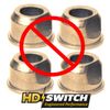 (4 Pack) Wheel Bushing to Bearing Conversion Kit Fits Craftsman, Murray 9040H