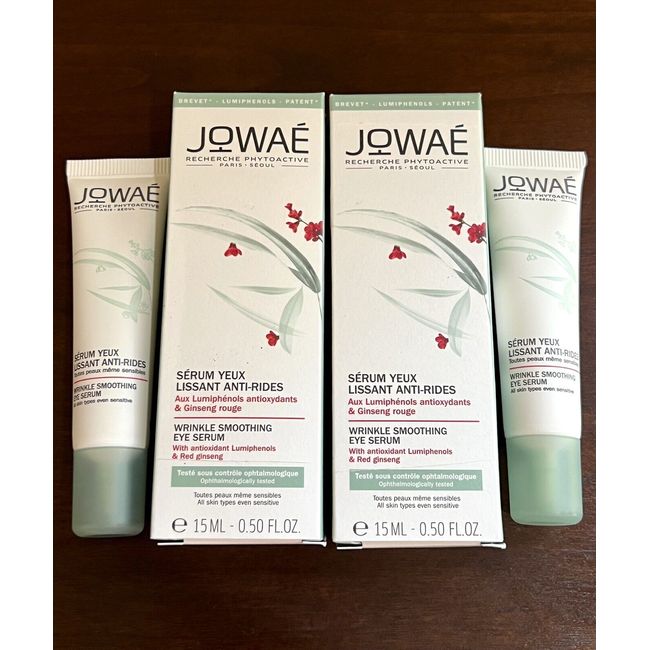 2 JOWAE Wrinkle Smoothing Eye Serums Anti Aging Rich in Antioxidants Red Ginseng