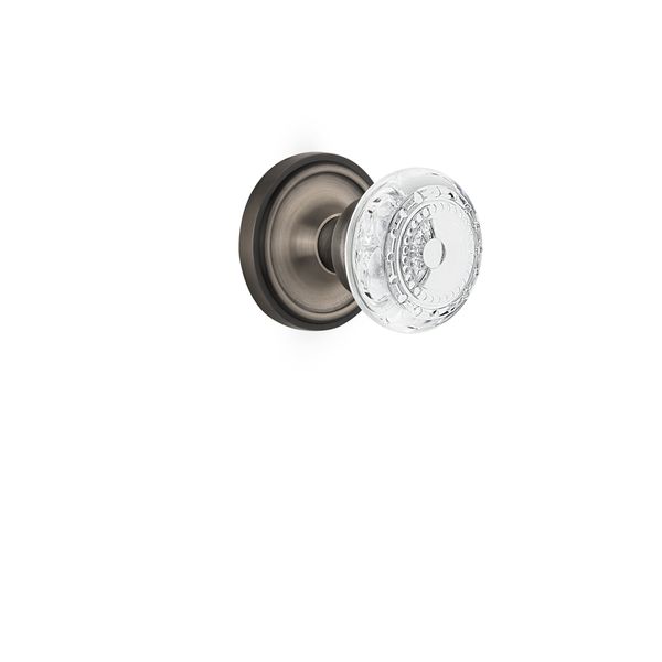 Nostalgic Warehouse 752186 Classic Rosette Plate, Surface Mounted, Antique Pewter