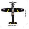 COBI Action Town Beechcraft T-6C Texan II Plane