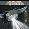 LED Motion Sensor Headlamp Rechargeable Super Bright Headlight Torch Flashlight