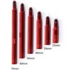 MICHE Valve Extenders, Red, 70mm Pair
