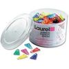 Plastic Paperclips 35mm Assorted Colours Tub 200