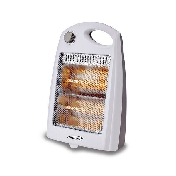 Brentwood H-Q801W 800-Watt Portable Space Heater, White