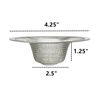 4 Pc MESH SINK STRAINER SET For Drains Kitchen Bathroom Tub Mesh Basket Filter