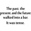 CafePress Grammar Joke Folded Greeting Card Glossy