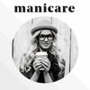 Manicare Matt Metal Blue / Wood Effect, + 1.5 Optical Strength