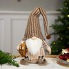 Northlight Sitting Gnome with Teddy Bear Christmas Figure - 14"