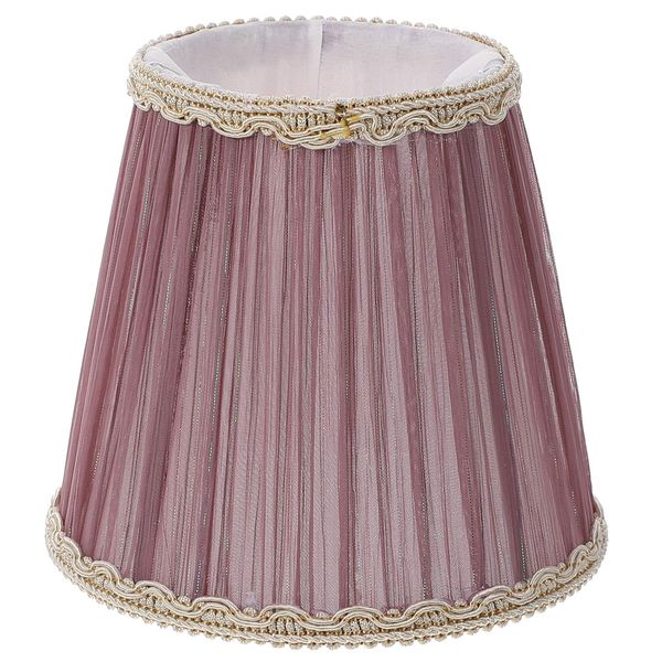 Purple Fabric Catch Light Replacement Nordic Light Beige Lamp Shade Lamp Umbrella Atmosphere Decorative Lamp Shade Indoor Lighting