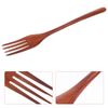 Angoily Wooden Fork, Long Handle Mixing Fork, Dinner Fork for Salad BBQ Dessert Vegetable