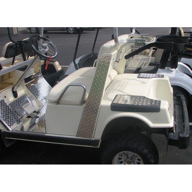 Yamaha G2/G9 Golf Cart Diamond Plate Side Pillar Covers