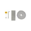 Schellenberg Gurtfix 44302 Roller Shutter Belt Repair Kit 14 mm Width 4.3 m Long Roller Shutter Webbing Strap Grey