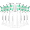 Aoremon Replacement Toothbrush Heads for Philips Sonicare - Replacement Brush Heads Compatible with Sonicare HX9023/65 and Other Sonicare Snap-on Electric Toothbrush（White)