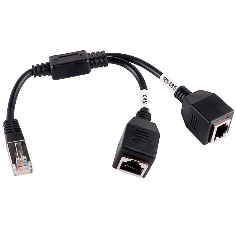 RJ45 Splitter 2 in 1 BMS Port Anschluss RS485 Monitor CAN Batteriekabel ...