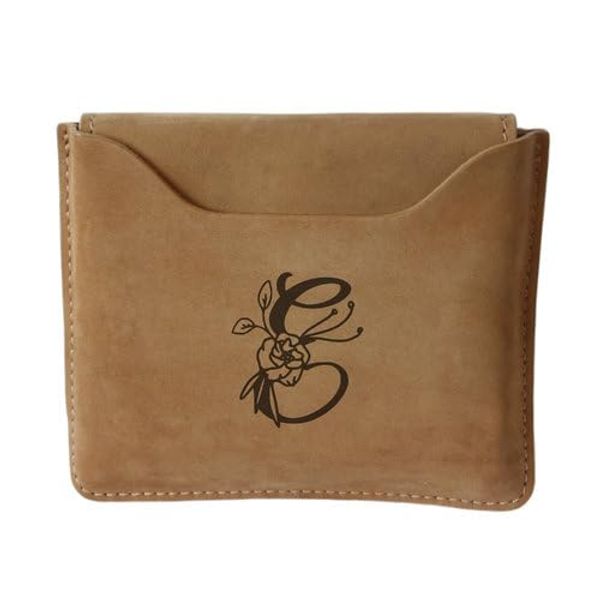 Floral Monogram Manicure Set (E)