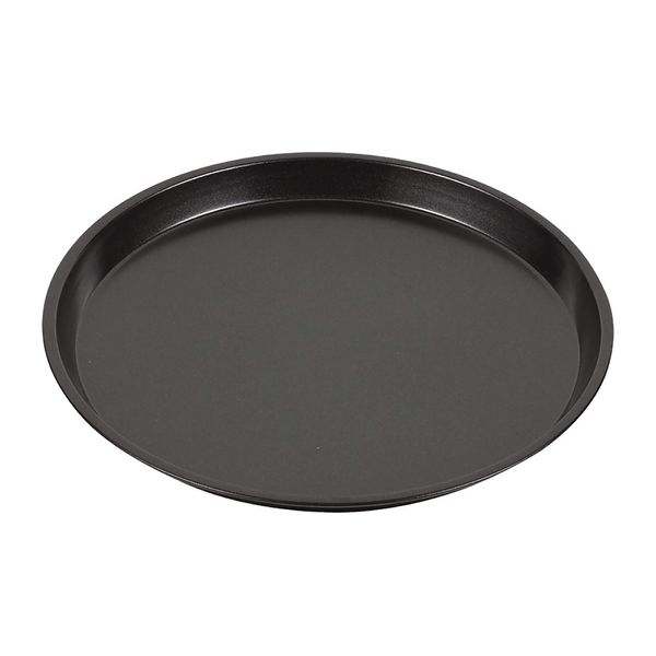 Pearl Metal HB-4718 Grill Pan, Black, 8.7 inches (22 cm), Iron Pizza Pan, Racking