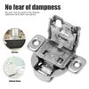 10 Pack Soft-Close Compact Concealed 1-1/2" Overlay 105° Cabinet Hinges Hardware