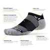 Swiftwick – MAXUS ZERO Tab Running Socks, Golf Socks, Maximum Cushion, Mens & Womens (White, Large)