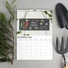 Personalised Gardening Calendar. A4 Calendar