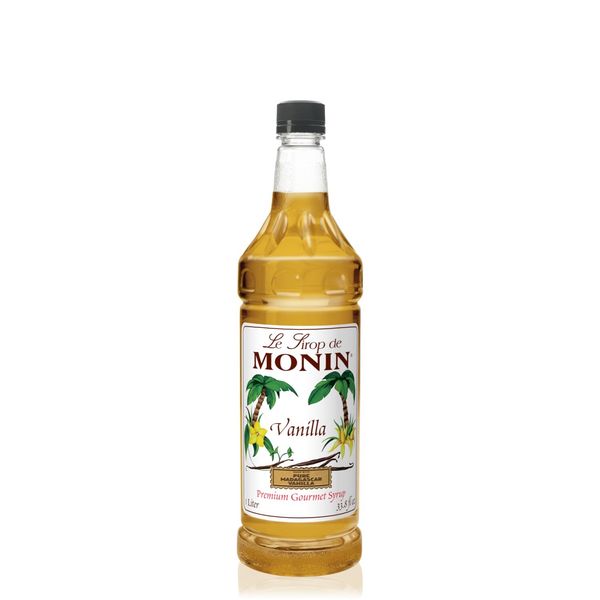 Monin Vanilla Syrup - Bottle (1L), h-vanilla, 1.0L