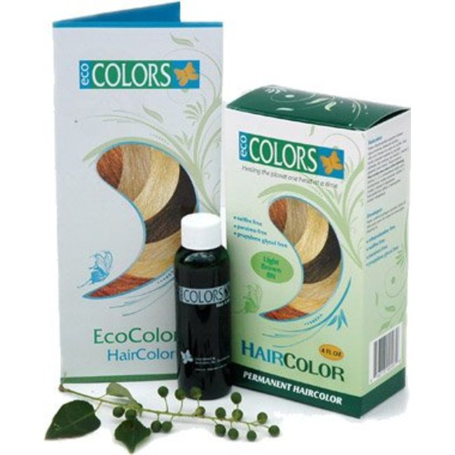 EcoColors Haircolor Medium Brown - 6N (2 oz color 2 oz developer)