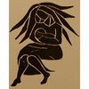 CafePress babylove Rectangle Sticker Square Bumper Sticker Car Decal