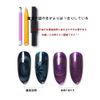 LAMEILA Magnetic Tools for Cat's Eye Magnetic Double Heads, 6 Pieces, Floral 3D Cat Eye Magnetic, Super Strong 3D Net, Nail Art Tool, Stick, Manicure Tool, Color Gel, Cat Eye Effect