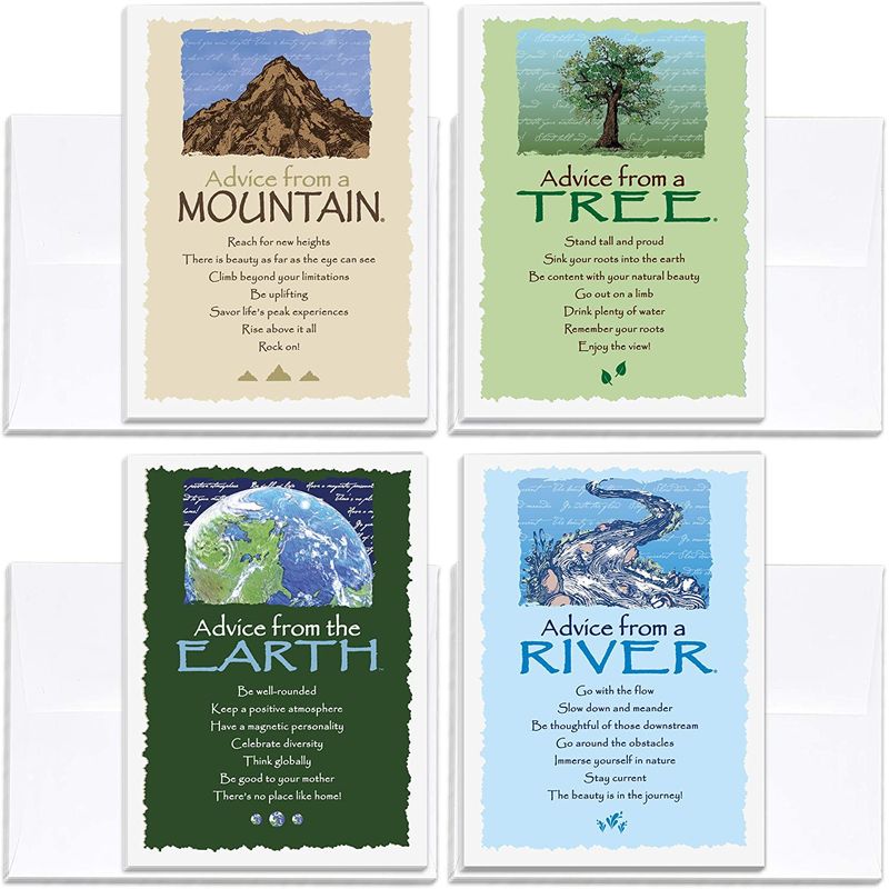 Your True Nature 12 Originals Greeting Card Set, All Occasion Eco ...