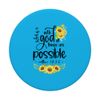 prayer bible Verse with god all things are possible PopSockets Swappable PopGrip