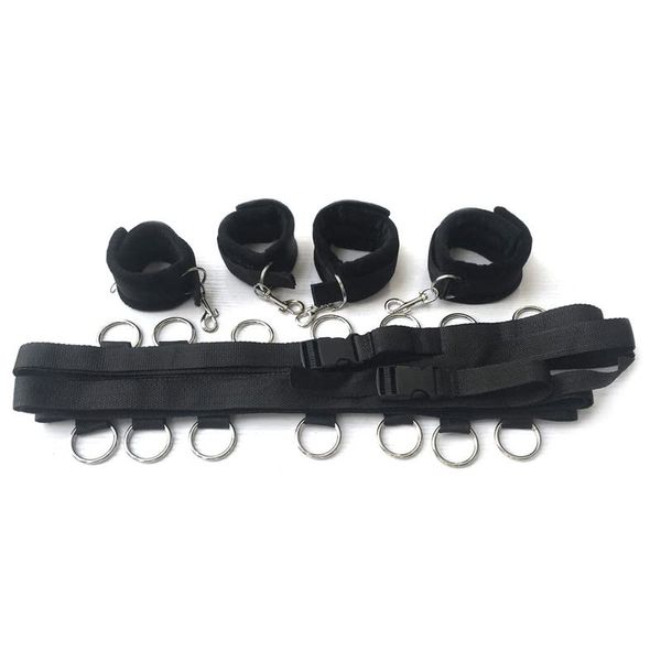 DUY3- Bed Set Nylon Black Hand and Foot Kit Black Cofrtable