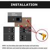 Generator Interlock Kit Compatible with Square D QO and Homeline SD 100A Generator Control Electrical Interlocking Panel