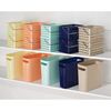 iDesign Spa BPA-Free Plastic Small Stackable Basket with Handle - 9.25" x 7" x 5", Mint