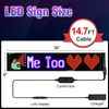 GOTUS Programmable LED Sign,LED Sign for Business,Bluetooth APP Control,DIY Design Text, Patterns, Animations