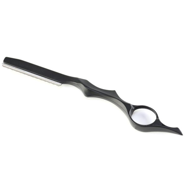 Professional Black Feather Cut Hairdressing Razor