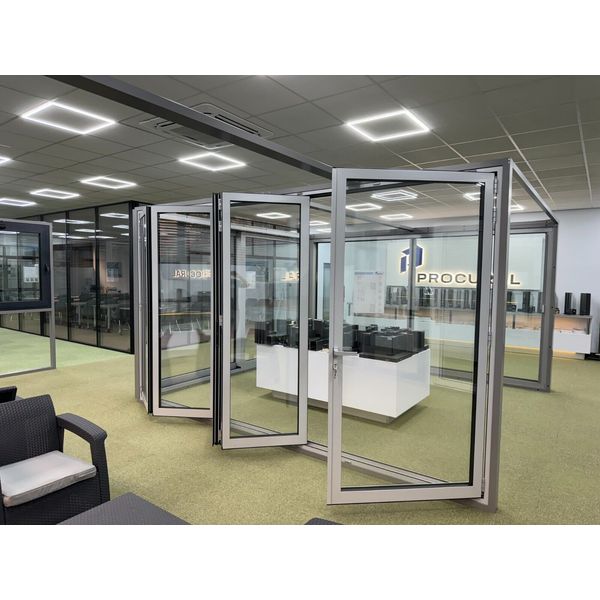 Aluminum Bi-fold Patio Sliding Folding Door  ( various sizes)