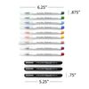Speedball Hand-Lettering Brush Marker Set, 12-Piece