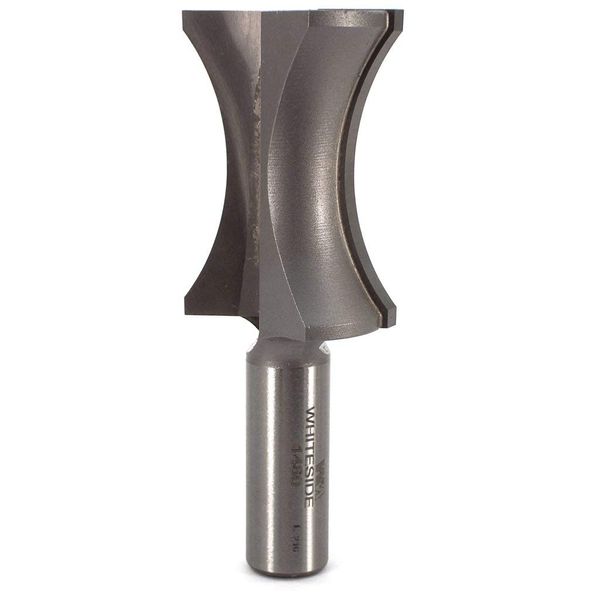 Whiteside Router Bits 1480 Oval Edge Bit with 1-1/2-Inch Bead, 1/4-Inch Depth and 1-3/4-Inch Cutting Length