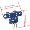 JJHXSM 5PCS IR Sensor Module with Indicator Light Intelligent Trolley Speed Sensor Module Optical Interrupt Sensor Motor Speed Detection for Trolley Distance Measurement