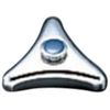 LIXIL INAX Handle, Metal Triangular Handle (with Blue Screws) A-070-1