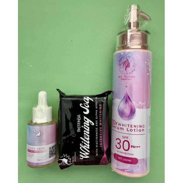 Ms. Tsung Essentials Serum Lotion, Serum and Soap - BUNDLE