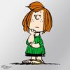 CafePress Peppermint Patty Small Die Cut Sticker, 3"x4" Clear