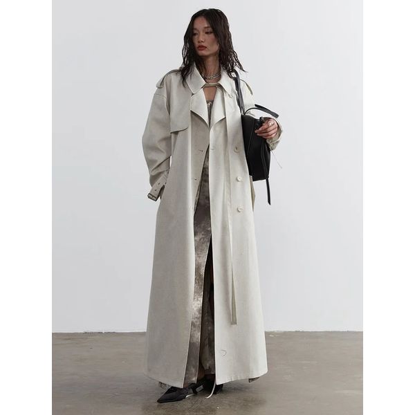 Sahsuha Buckle Trench Coat - M