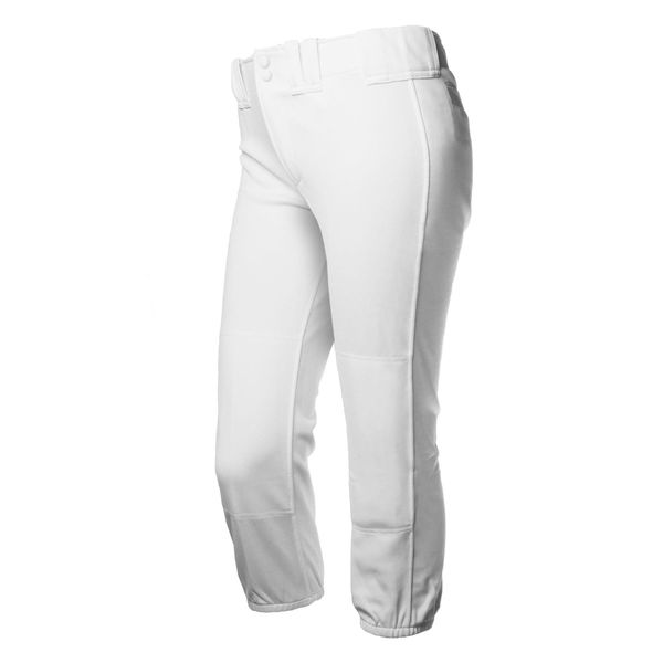 RIP-IT Girls Softball Pants Pro - Sizes S-XL - Softball Pants for Girls - White - Size Girls Medium