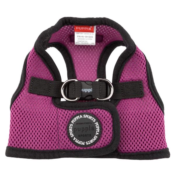 Puppia Soft Vest Harness, XL, Purple