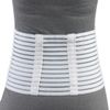 OTC Lumbosacral Support, 7-inch Lower Back, Lightweight Compression, Elastic, White, Large