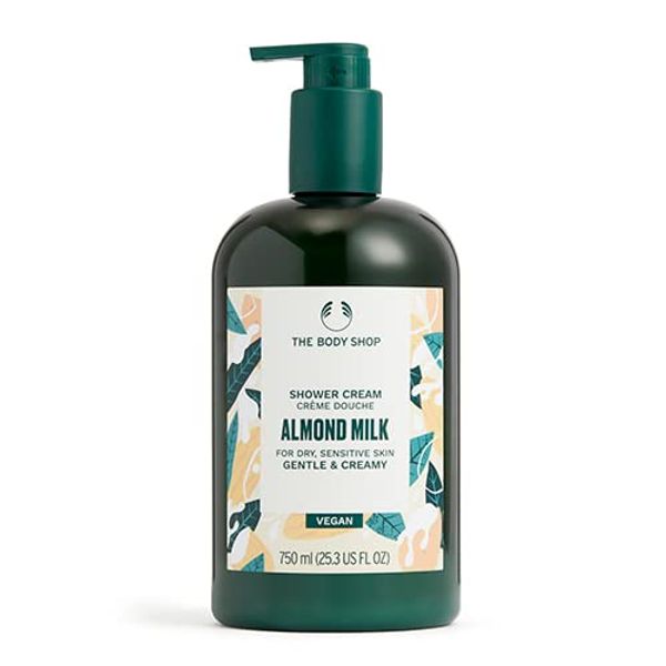 The Body Shop [Official] Shower Cream AM 25.5 fl oz (750 ml) (Scent: Almond Milk)