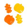 Fun Express Mini Fall Sticky Leaves & Pumpkins - 24 Pc