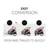Hauck Dryk Duo Bike Trailer Rose