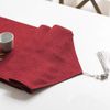 EGROON Elegant Table Runner Tablecloth Table Cover Table Mat Simple Burgundy